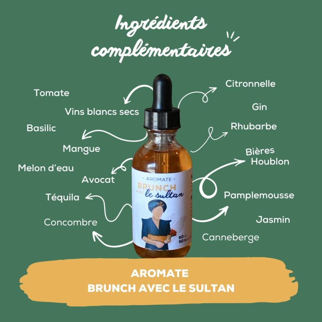 ingrédients complémentaires de l'aromate Brunch avec le Sultan